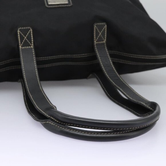 Christian Dior Tote Bag Nylon Black Auth ti2908 - Picture 7 of 14